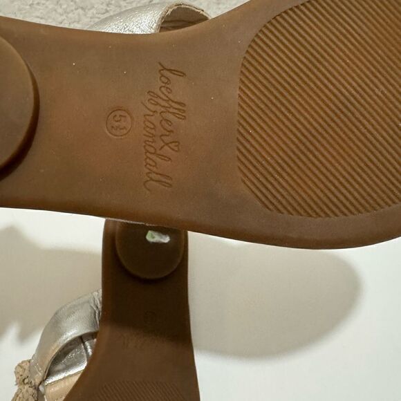 Loeffler Randall - Sosie Pom Pom Thong Sandals silver metallic - Picture 5 of 6